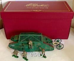 Original Britains 08946 British Tank Mark 1'Mother Male' & Figures Boxed