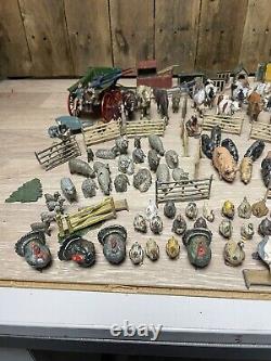 Over 120 Vintage Lead Farm Animals And Figures Britains Crescent Charbens Etc