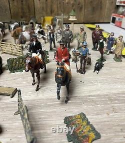 Over 120 Vintage Lead Farm Animals And Figures Britains Crescent Charbens Etc