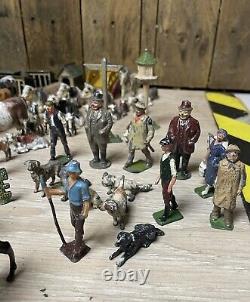 Over 120 Vintage Lead Farm Animals And Figures Britains Crescent Charbens Etc