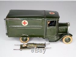PRE WAR BRITAINS LEAD SOLDIER AMBULANCE LORRY VAN #1512 Lower Box 1932