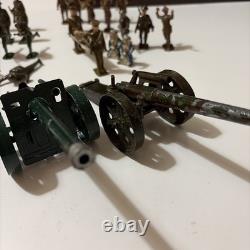 Painted lead toy soldiers WWI & WWII