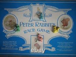 Peter Rabbit's Rare Race Game With Timpo Lead Figures C1945 By Beatrix Potter