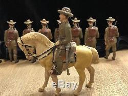 Pfeiffer Very Rare Marching US Infantry with Mounted Officer. Circa 1900