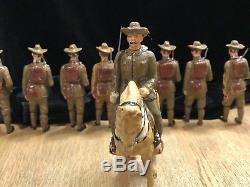Pfeiffer Very Rare Marching US Infantry with Mounted Officer. Circa 1900