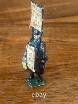 Pixyland Kew Sandwich Board Man Britains Johillco Extremely Rare c1925