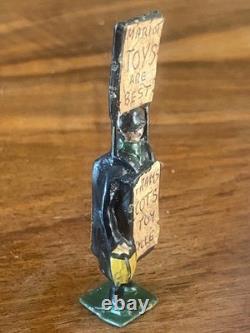 Pixyland Kew Sandwich Board Man Britains Johillco Extremely Rare c1925