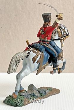 Please Read Britains, French Hussar, 4th Regiment 1807 54mm Napoleonic #39000