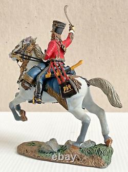 Please Read Britains, French Hussar, 4th Regiment 1807 54mm Napoleonic #39000