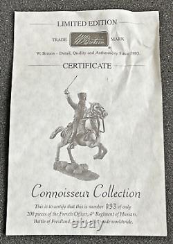 Please Read Britains, French Hussar, 4th Regiment 1807 54mm Napoleonic #39000