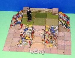 Pre-war Britains Lead Miniature Garden Rockery Large Layout Lot #1