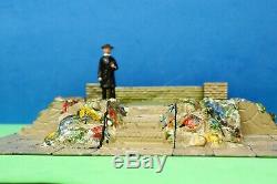 Pre-war Britains Lead Miniature Garden Rockery Large Layout Lot #1