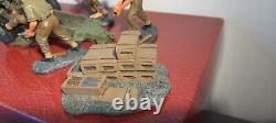 RARE BRITAINS 17587 WWII BRITISH ARTILLARY 25lb FIELD GUN WITH CREW NMIB 2005