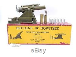 RARE Britains Complete Boxed Set 2106 18 Howitzer Mounted For Garrison Duty