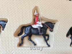 RARE Britians Ltd Hand Painted Models. Eyes Right Regimental Horses + Soldiers
