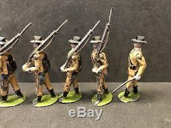 RARE Early Britains Set 26 Boer Infantry. Oval Based Circa 1900