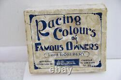 RARE Racing colours of famous owners Britain's 237 Lord Rosebery Pre-war Britain