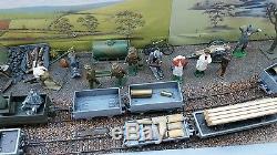 Rare Vintage Ww1 Diarama. Britain's Figures/cannons