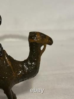 RARE Vintage Britains 123 Bikaner Camel, Rider And Ostrich Pulling Cart Full Set