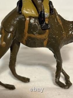 RARE Vintage Britains 123 Bikaner Camel, Rider And Ostrich Pulling Cart Full Set