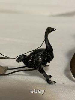 RARE Vintage Britains 123 Bikaner Camel, Rider And Ostrich Pulling Cart Full Set