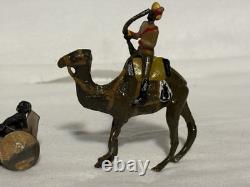 RARE Vintage Britains 123 Bikaner Camel, Rider And Ostrich Pulling Cart Full Set