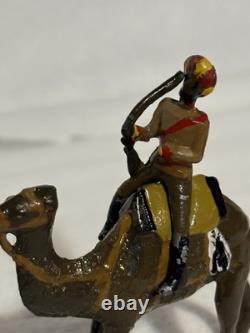 RARE Vintage Britains 123 Bikaner Camel, Rider And Ostrich Pulling Cart Full Set