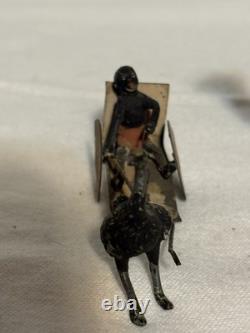 RARE Vintage Britains 123 Bikaner Camel, Rider And Ostrich Pulling Cart Full Set