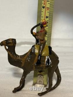 RARE Vintage Britains 123 Bikaner Camel, Rider And Ostrich Pulling Cart Full Set