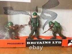 RARE Vintage Britains LTD Vintage Swoppets #4330 Infantry In Action 3 British