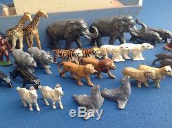 Rare Wendal Wend-al Britains Wooden Lead Animal Noahs Ark C1930