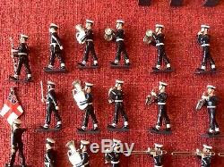 Rank & File Royal Navy Band & Colour Party Chaplain & Drumhead 41 Pcs Free P&P