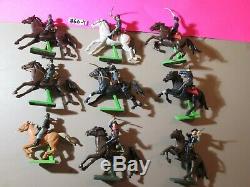 Rare 18 Mounted Vgt 1970 Britain's DeeTail Union Soldiers in Display Box! #360-Y