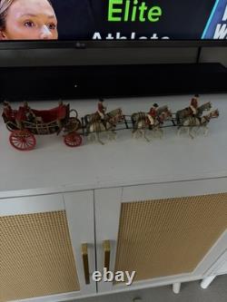 Rare BRITAINS TOY SOLDIERS England Royal Coronation Open Carriage Elizabeth