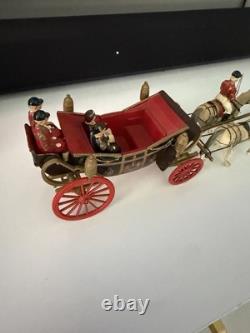 Rare BRITAINS TOY SOLDIERS England Royal Coronation Open Carriage Elizabeth
