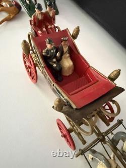 Rare BRITAINS TOY SOLDIERS England Royal Coronation Open Carriage Elizabeth