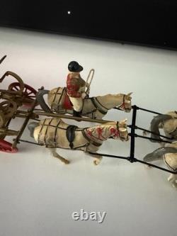 Rare BRITAINS TOY SOLDIERS England Royal Coronation Open Carriage Elizabeth
