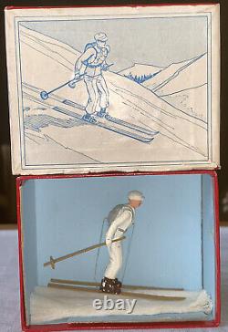 Rare Britain's Set No. 2037 Ski Trooper. 1949-59. Made In England. VNM/Ex Box