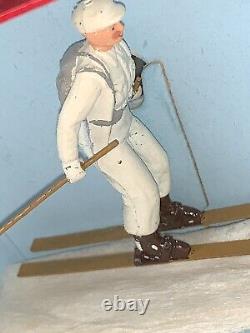 Rare Britain's Set No. 2037 Ski Trooper. 1949-59. Made In England. VNM/Ex Box