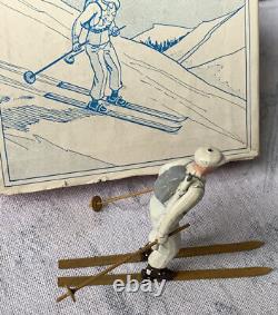 Rare Britain's Set No. 2037 Ski Trooper. 1949-59. Made In England. VNM/Ex Box