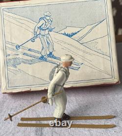 Rare Britain's Set No. 2037 Ski Trooper. 1949-59. Made In England. VNM/Ex Box