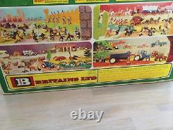 Rare Britains Cowboy and Indians hand painted toy models box
