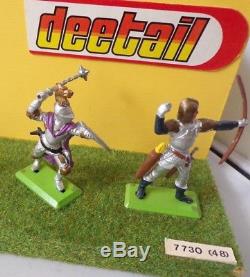 Rare Britains deetail 1970'S Toy Trade Fair 7TH Cavalry Knights Displays Shop