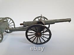 Rare Britains/simon Et Rivollet (depose Sr France) Wwi Gun Team + Cannon 1920