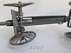 Rare Britains/simon Et Rivollet (depose Sr France) Wwi Gun Team + Cannon 1920