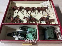 Rare Complete Box Of Britains Soldiers Figures Kings Troop R. H. A No. 2077
