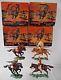 Rare Herald Zang Cowboys And Indians Boxed Full Set Of Four Pre Britains Figures