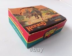 Rare Herald Zang H520 Mounted Indian Chief With Spear Figure Boxed