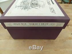 Rare Rorkes Drift Zulu War Diorama by Britain's ltd edition of 2000-original box