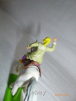 Rare Western Girl on Horse Waving Only made from 1975-77 Britains Deetai Cowgirl